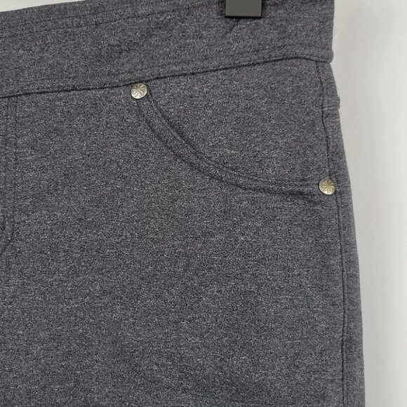 Athleta Straight Leg Crop Leggings Gray Size Medium - Picture 3 of 9